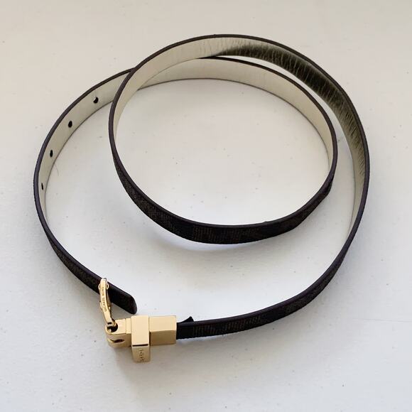 Michael Kors Thin Monogram Belt - Picture 4 of 4